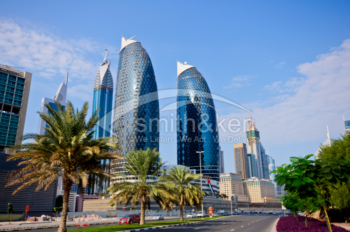 Park Towers - Apartment - Burj Khalifa View - 1050 sq ft 1 Bed
