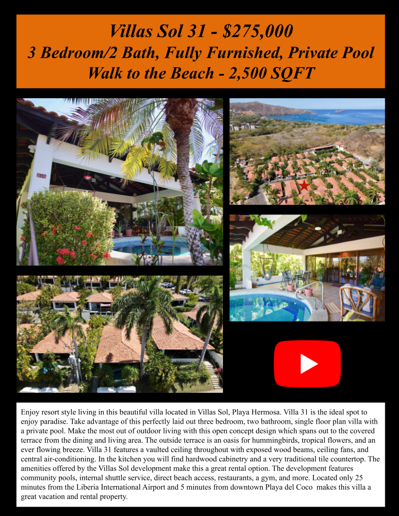 3 bed Condo For Sale in Hermosa, Guanacaste - thumb 1
