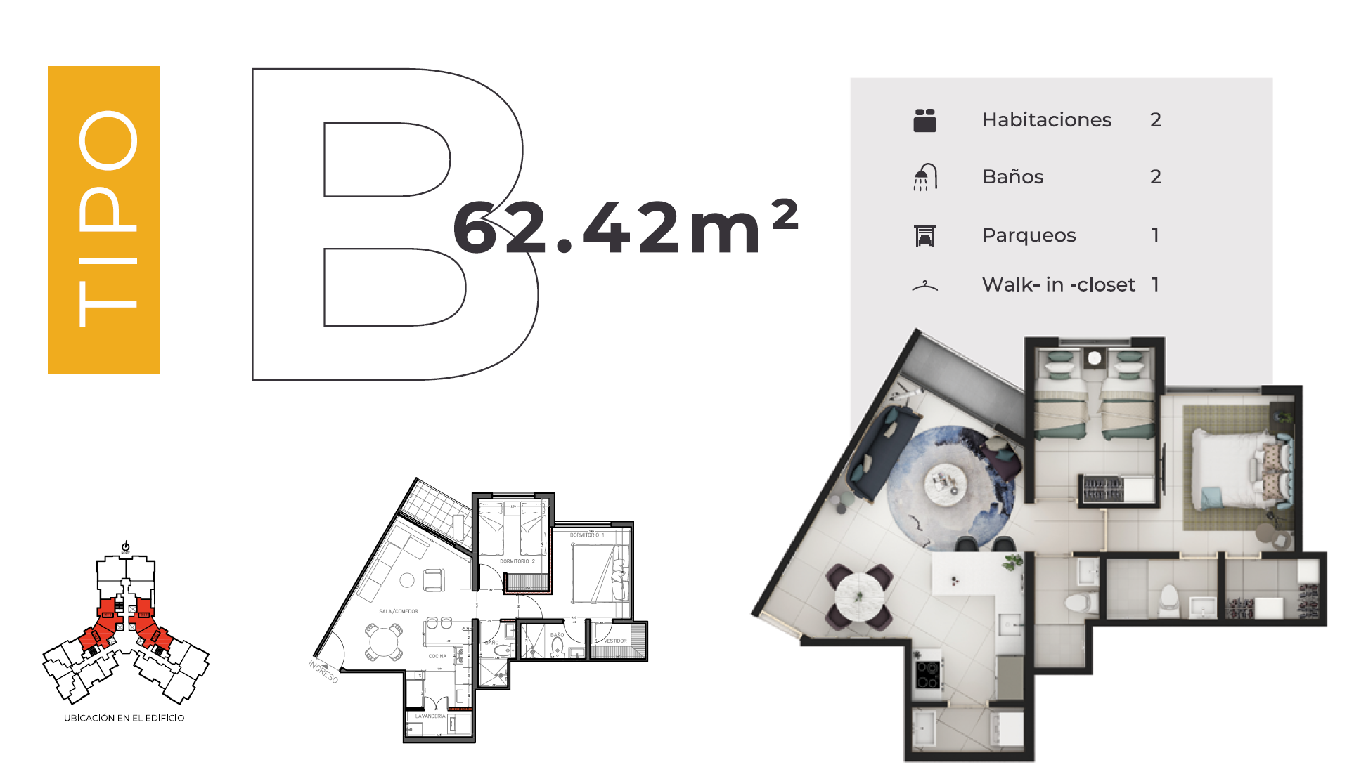 2 bed Apartment For Sale in La Sabana, San Jose - thumb 2