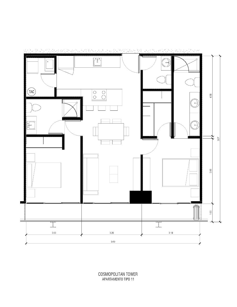 2 bed Apartment For Sale in Rohrmoser, San Jose - thumb 2