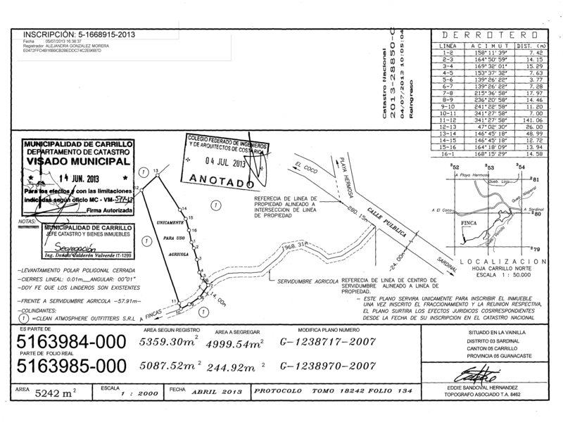 0 bed Land For Sale in Playas Del Coco, Guanacaste - 1