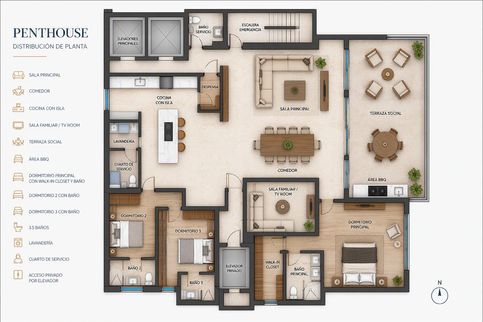 3 bed Condo For Sale in Escazu, San Jose - thumb 25