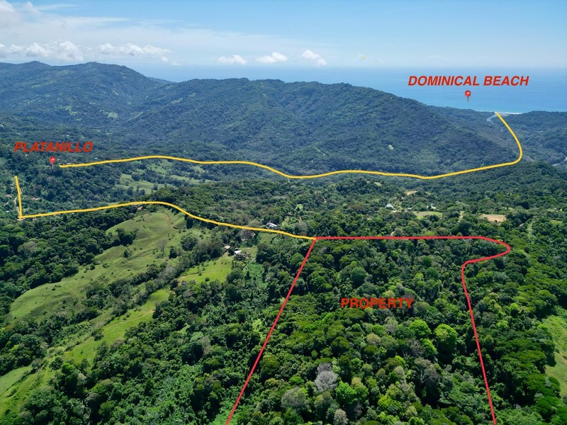 0 bed Land For Sale in Dominical, Puntarenas - 1