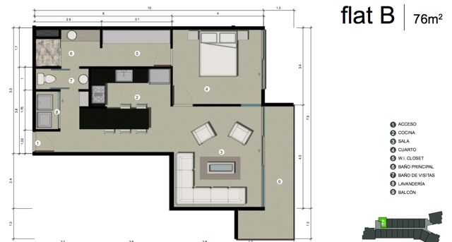 1 bed Apartment For Sale in Santa Ana, San Jose - thumb 6