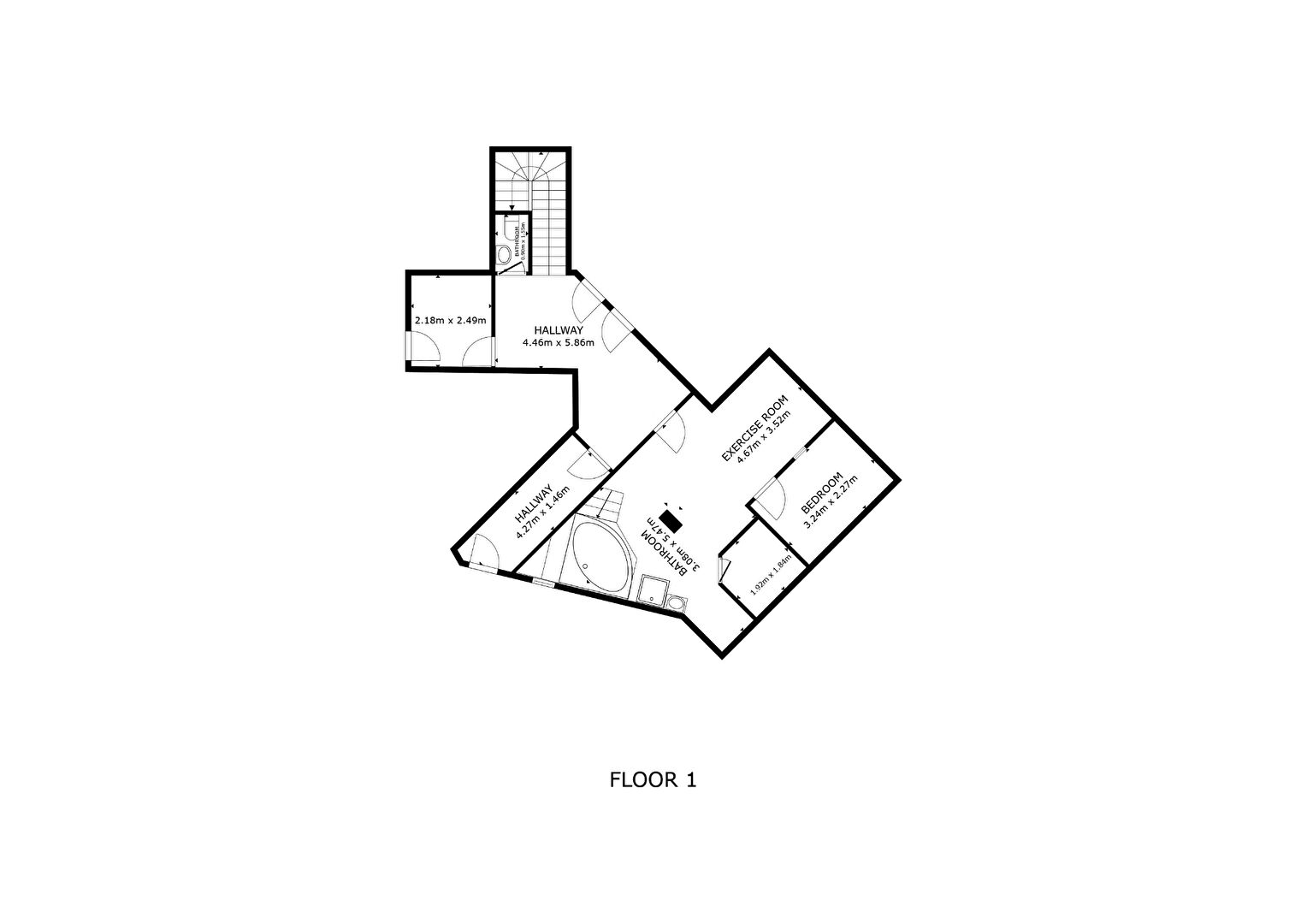 5 Bed chalet with view of La Muzelle Floorplan 1