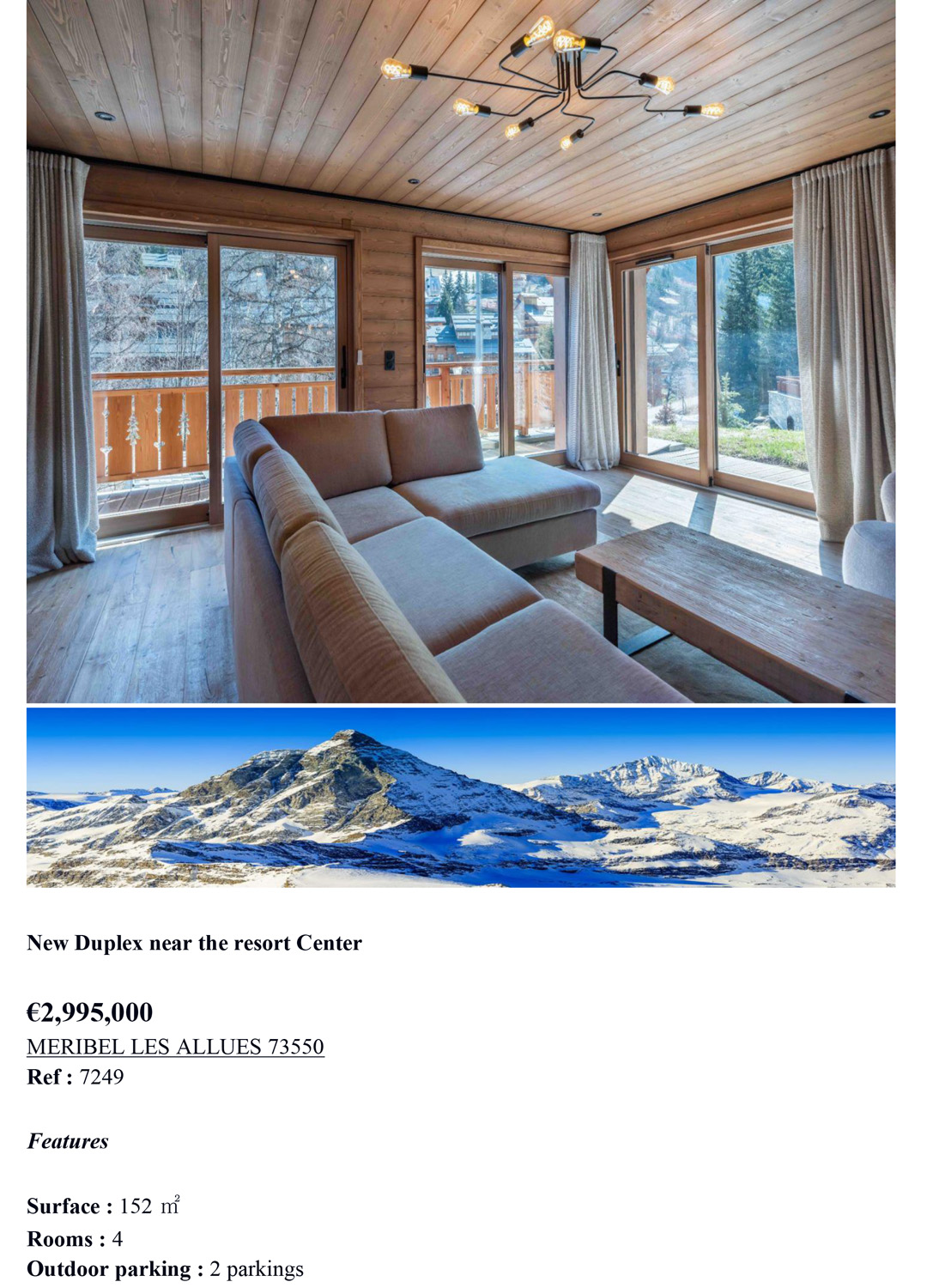 4 Bed Duplex near the resort Center Floorplan 4