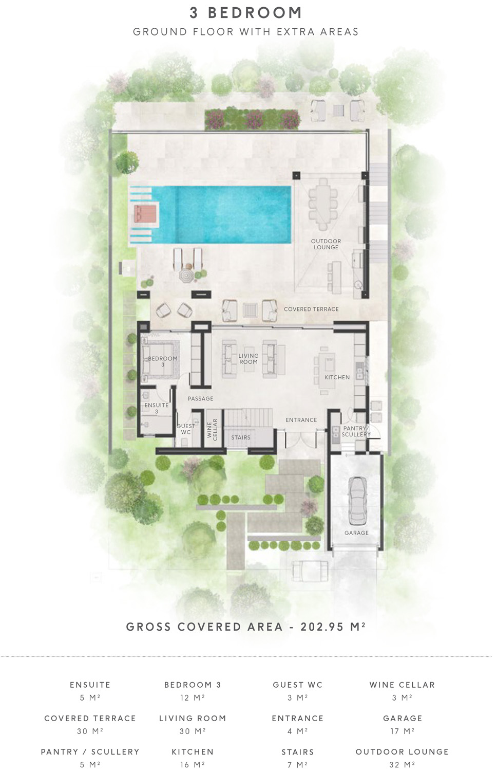 3 Bed Valriche by YOO Branded Residences Floorplan 4