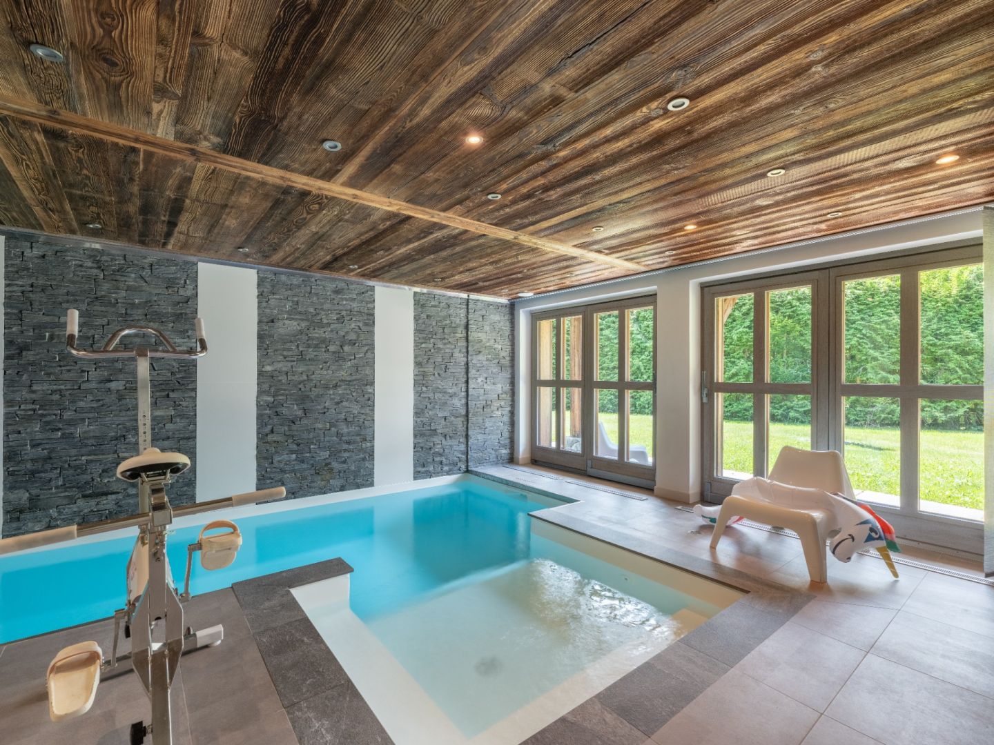 Private Estate in Demi-Quartier - Two Independent Chalets, Pool & Privacy Green Alpine Setting 8