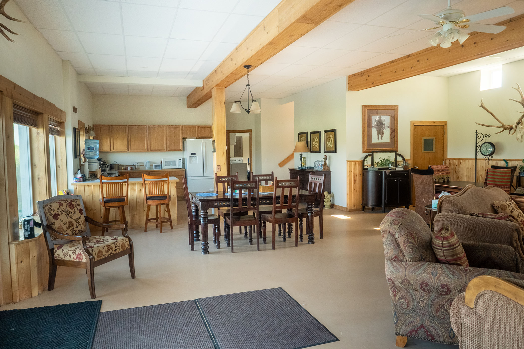 Musselshell River Breaks Ranch Hall and Hall