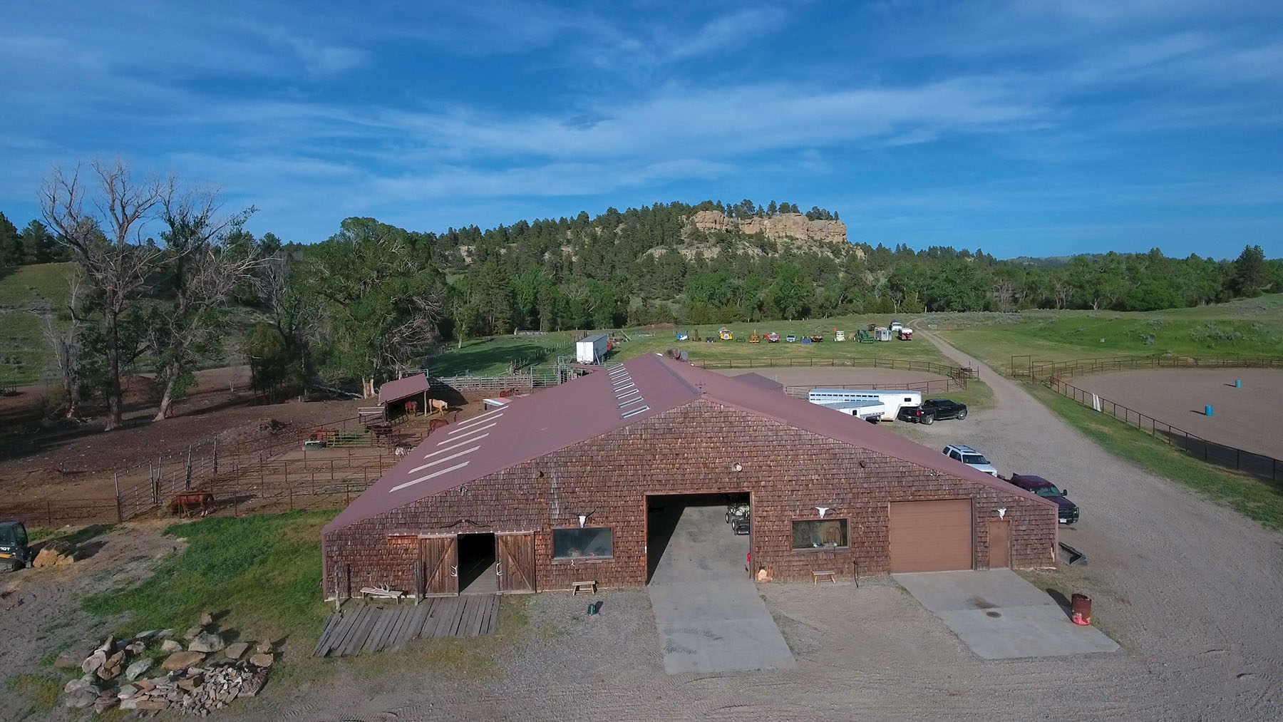 Wagon Box Spring Ranch Hall and Hall