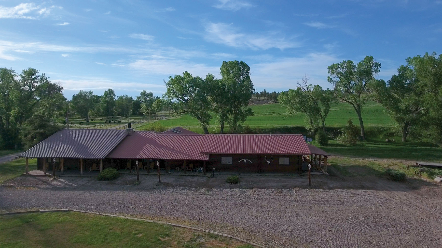 Wagon Box Spring Ranch Hall and Hall