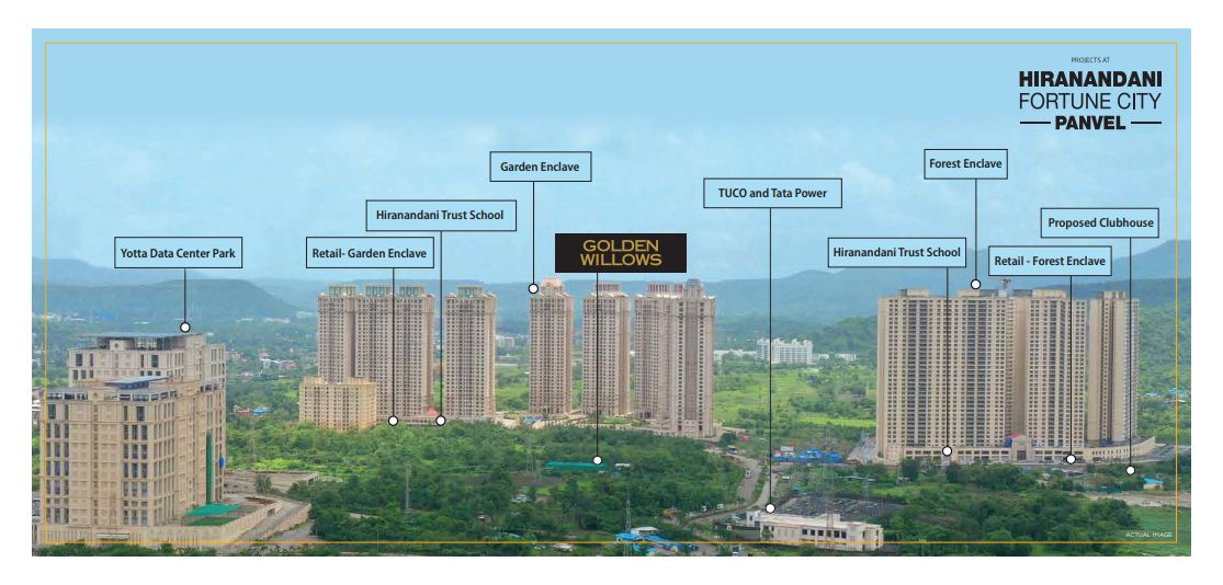 Residential HIRANANDANI FORTUNE CITY PANVEL in Bhokarpada, Panvel, Navi Mumbai