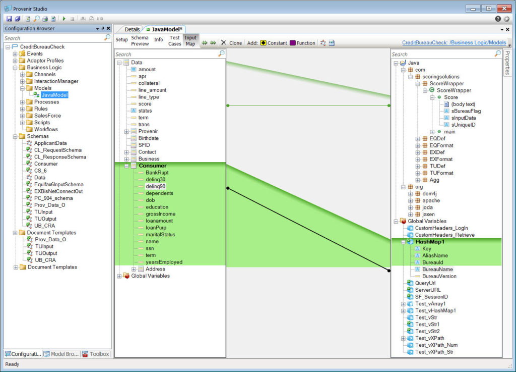 JAVA Model | Provenir