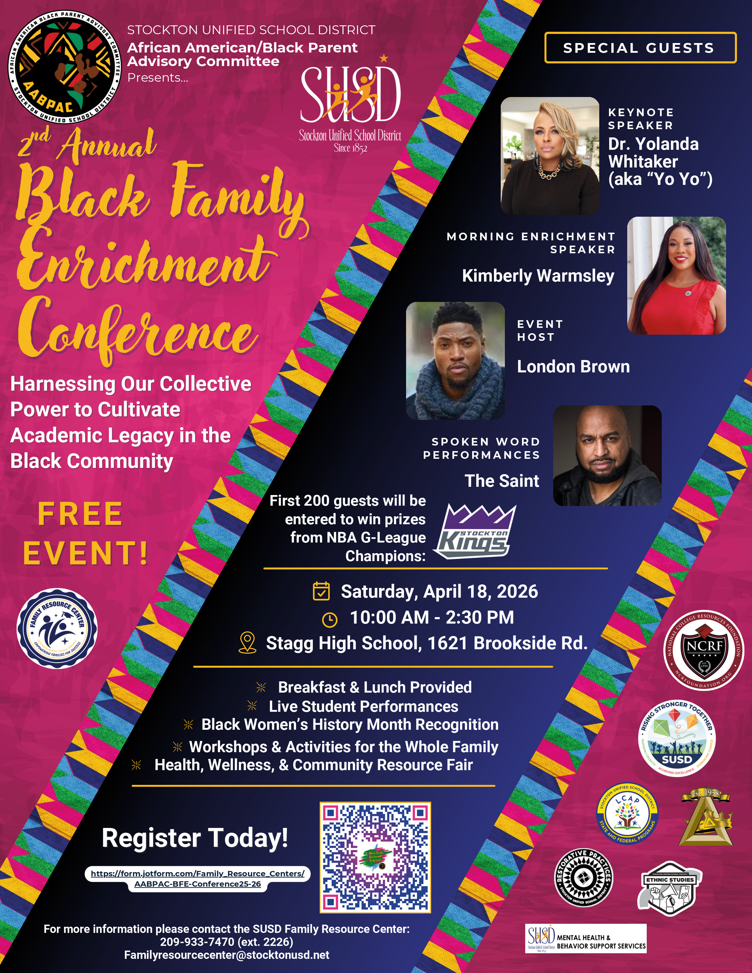 AABPAC Family Enrichment Conference Flyer