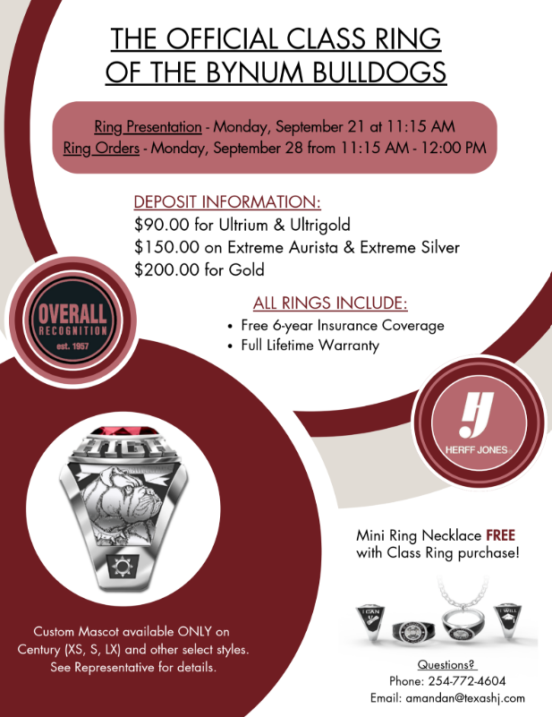 Class Ring Information