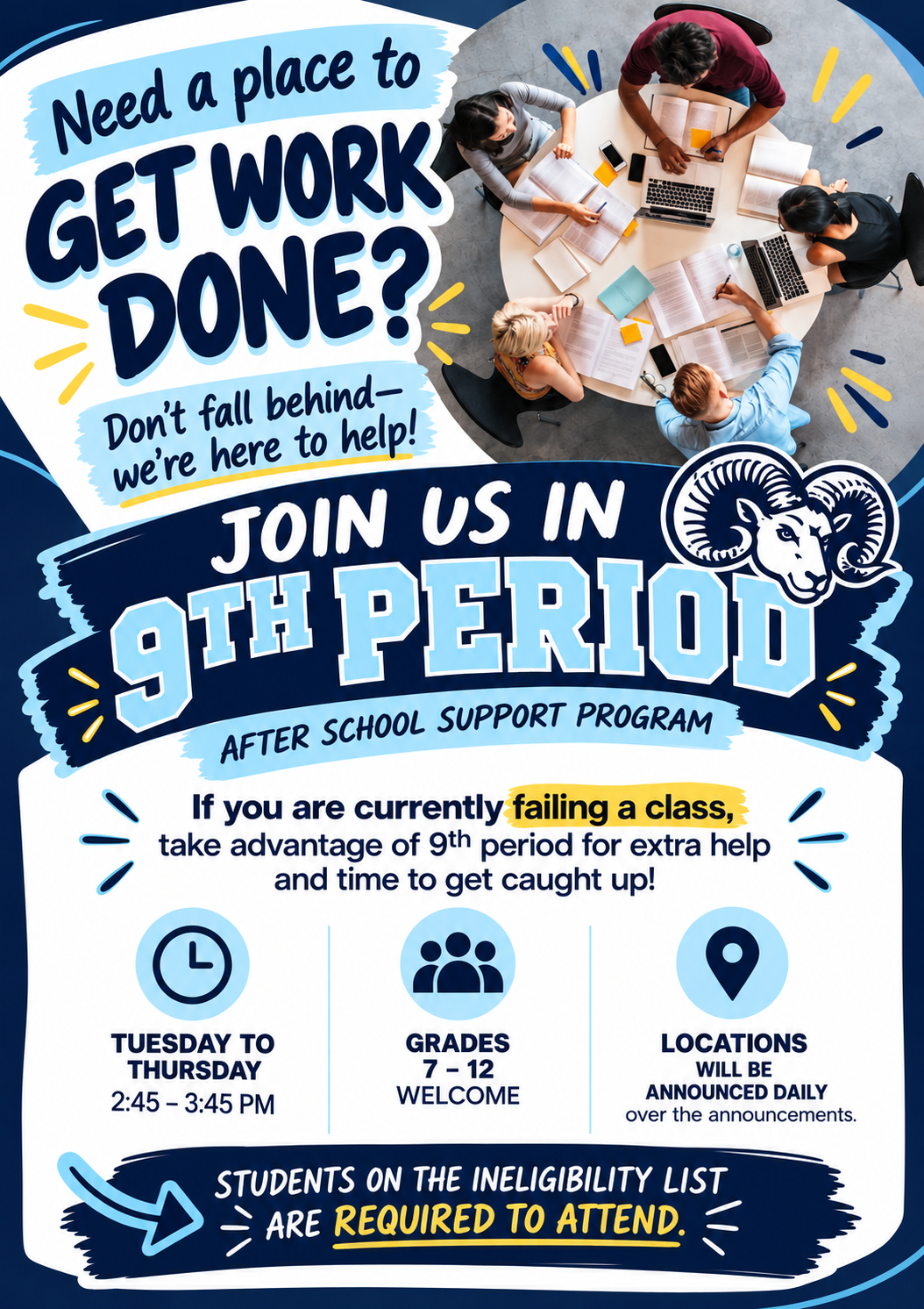 9th Period Reminder