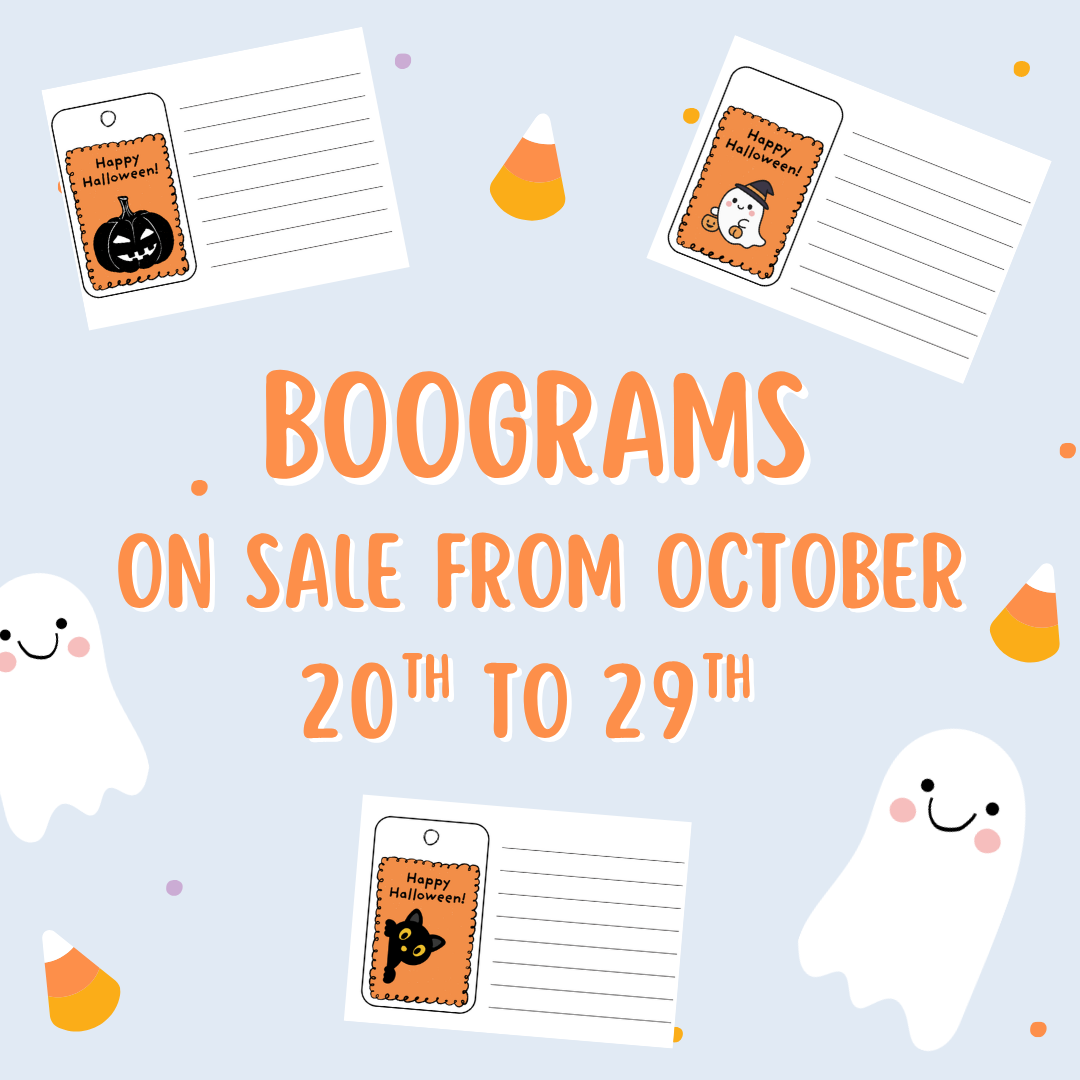 BOO-GRAMS ARE HERE! 🎃