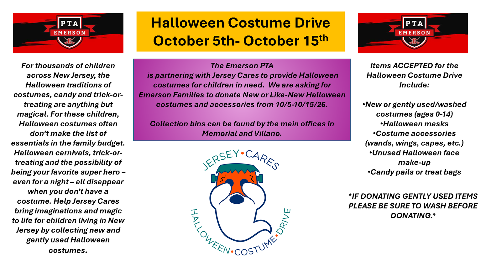 costume drive