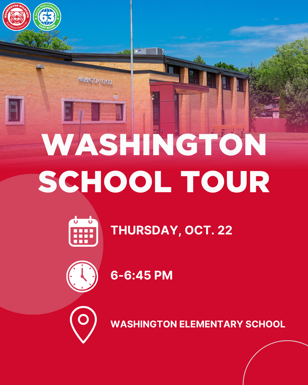 Washington School Tour on October 22