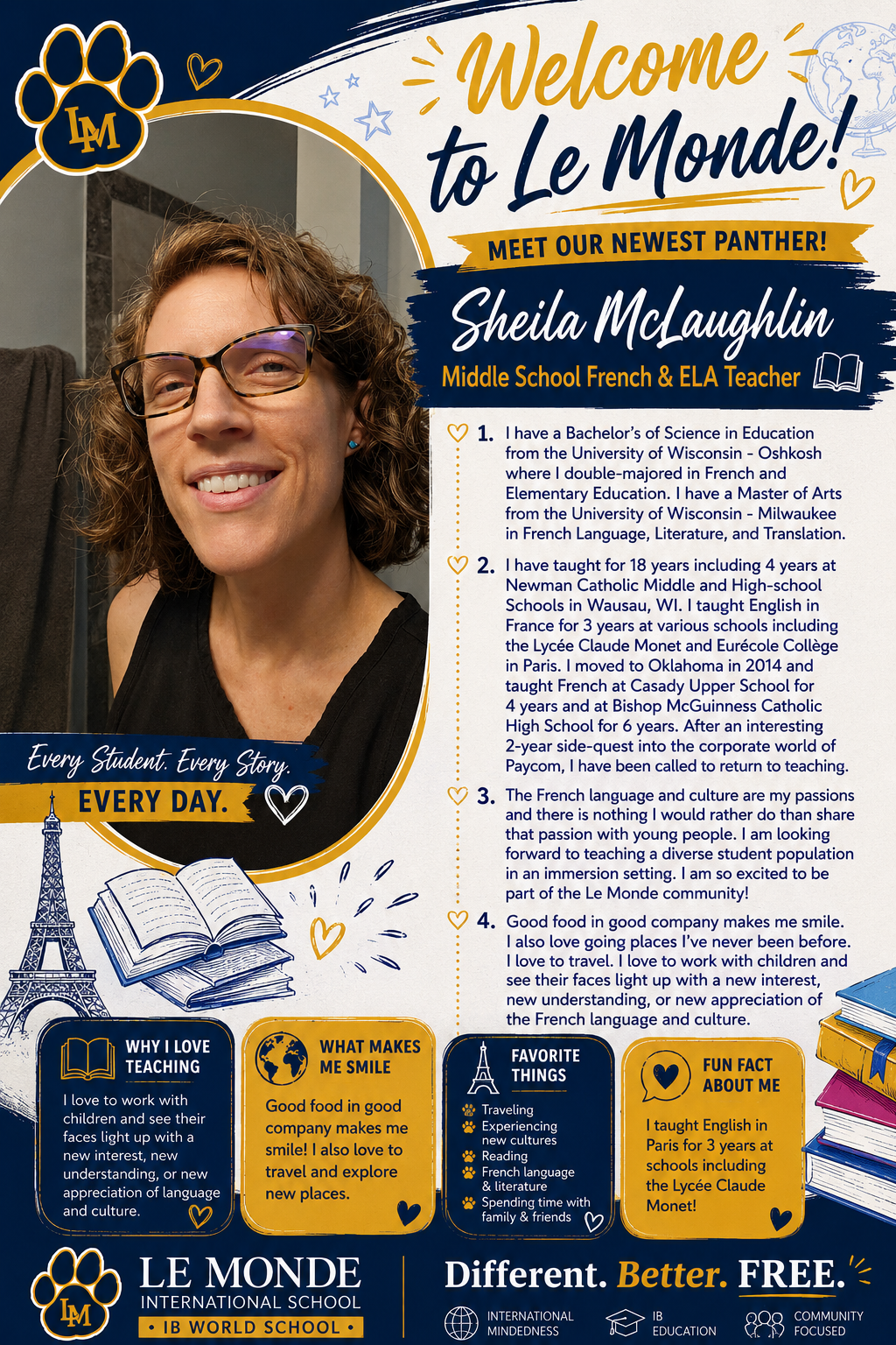 Bonjour Le Monde! Meet Miss Sheila 