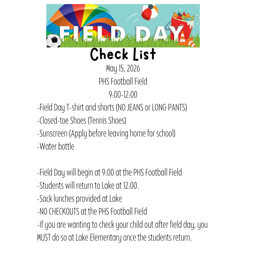 Field Day, May 15th
