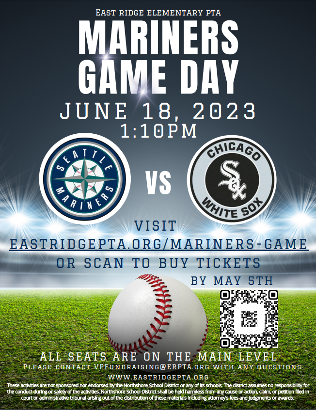 Mariners game day flyer