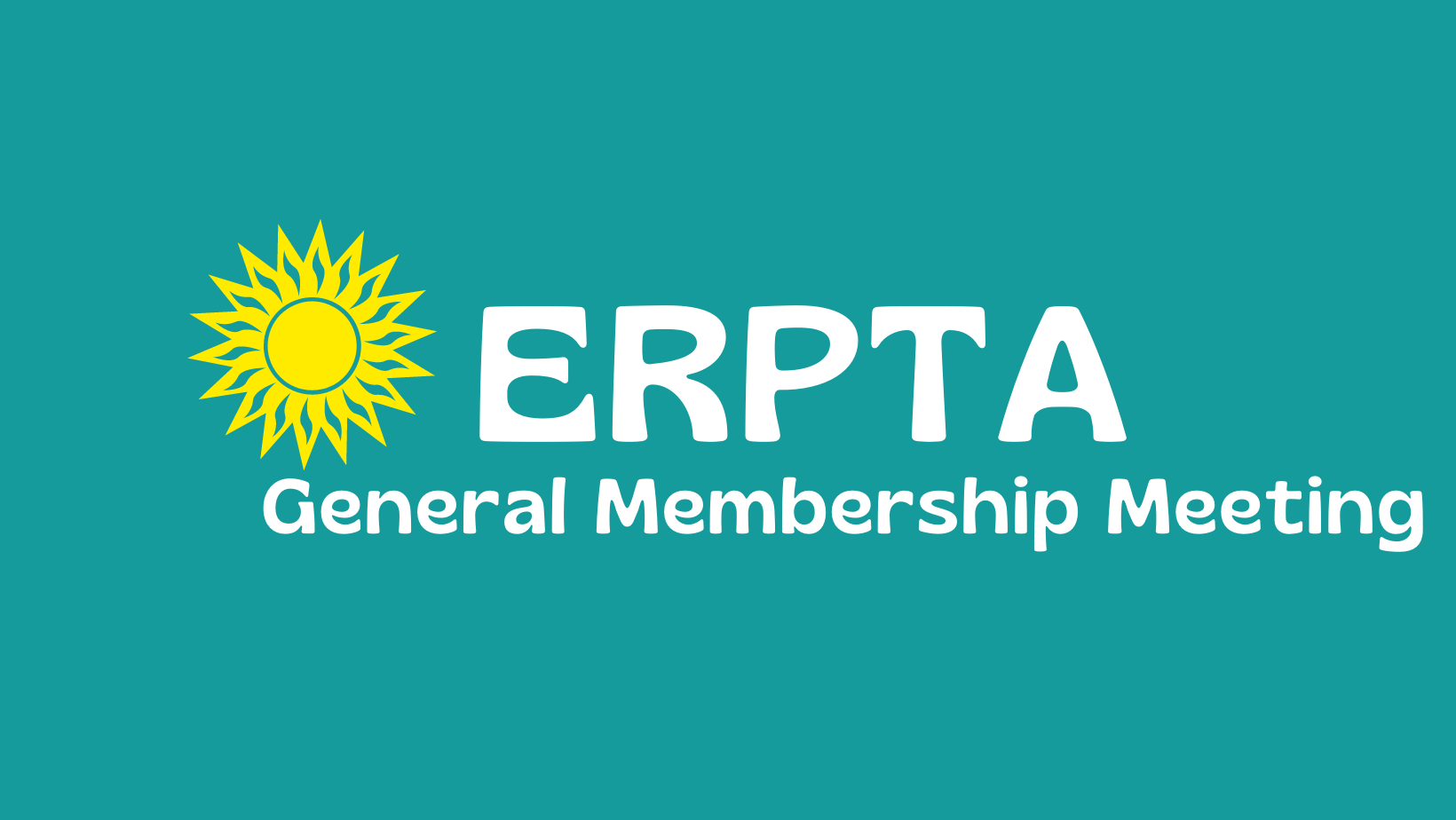 ERPTA General Membership Meeting banner