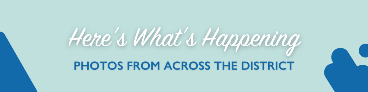 Welcome back graphic with text