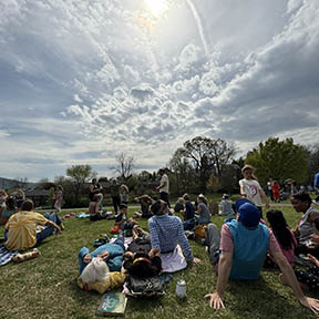 eclipse-watchers at Burnley-Moran