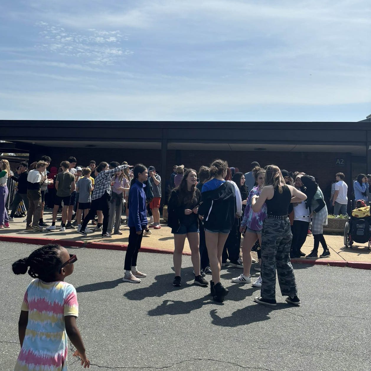 eclipse-watchers at Buford (including special guest from the Jordan family)