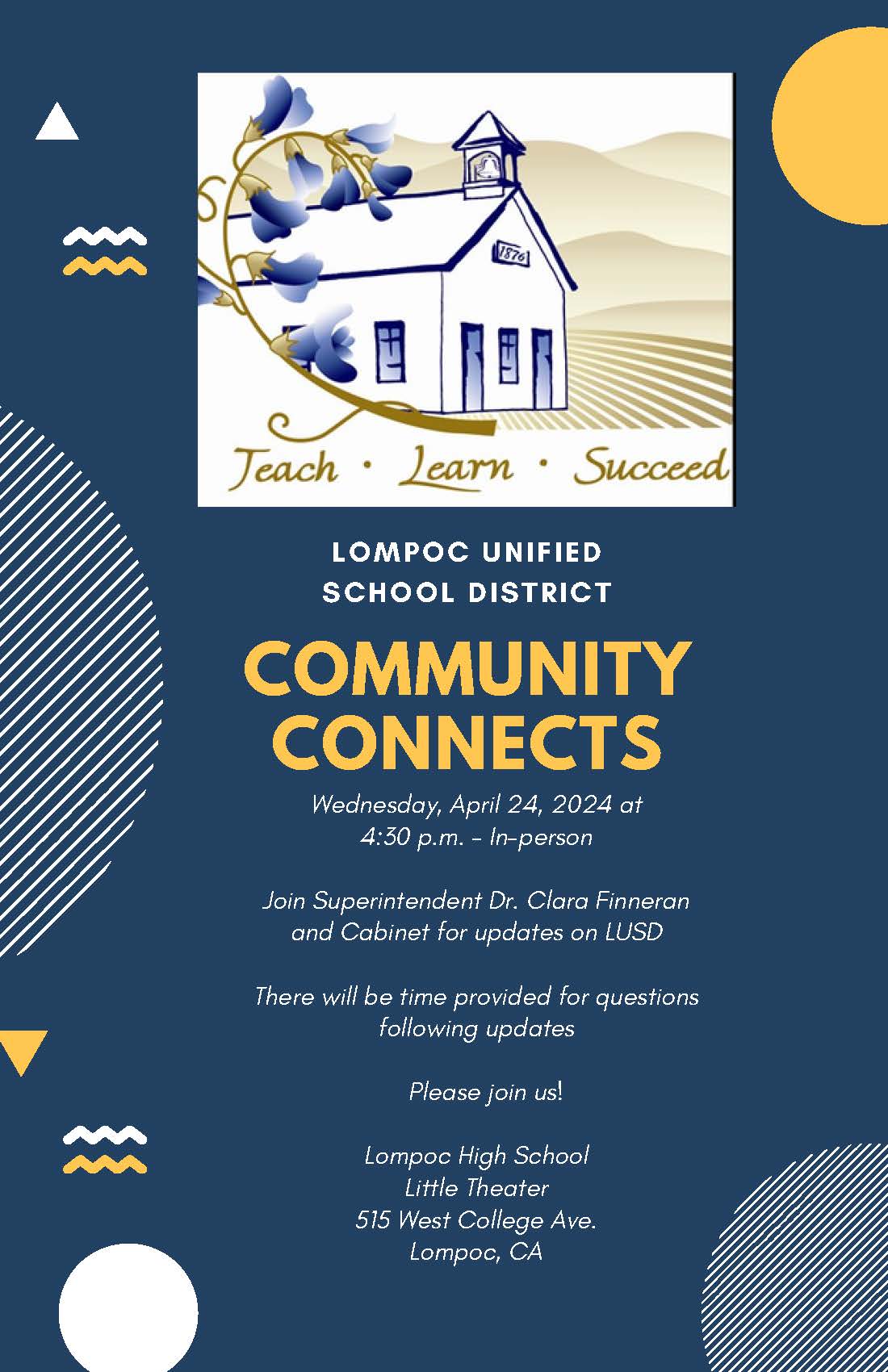 LUSD Community Connects / Conexión Comunitaria 