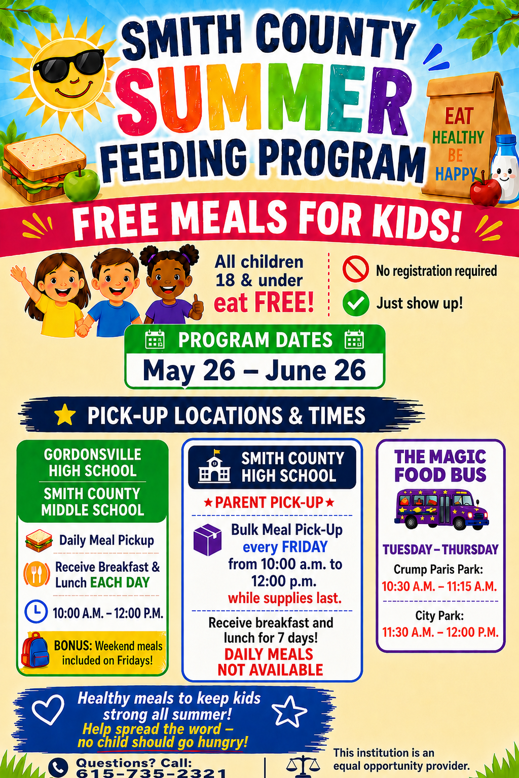 Smith County Summer Feeding Program