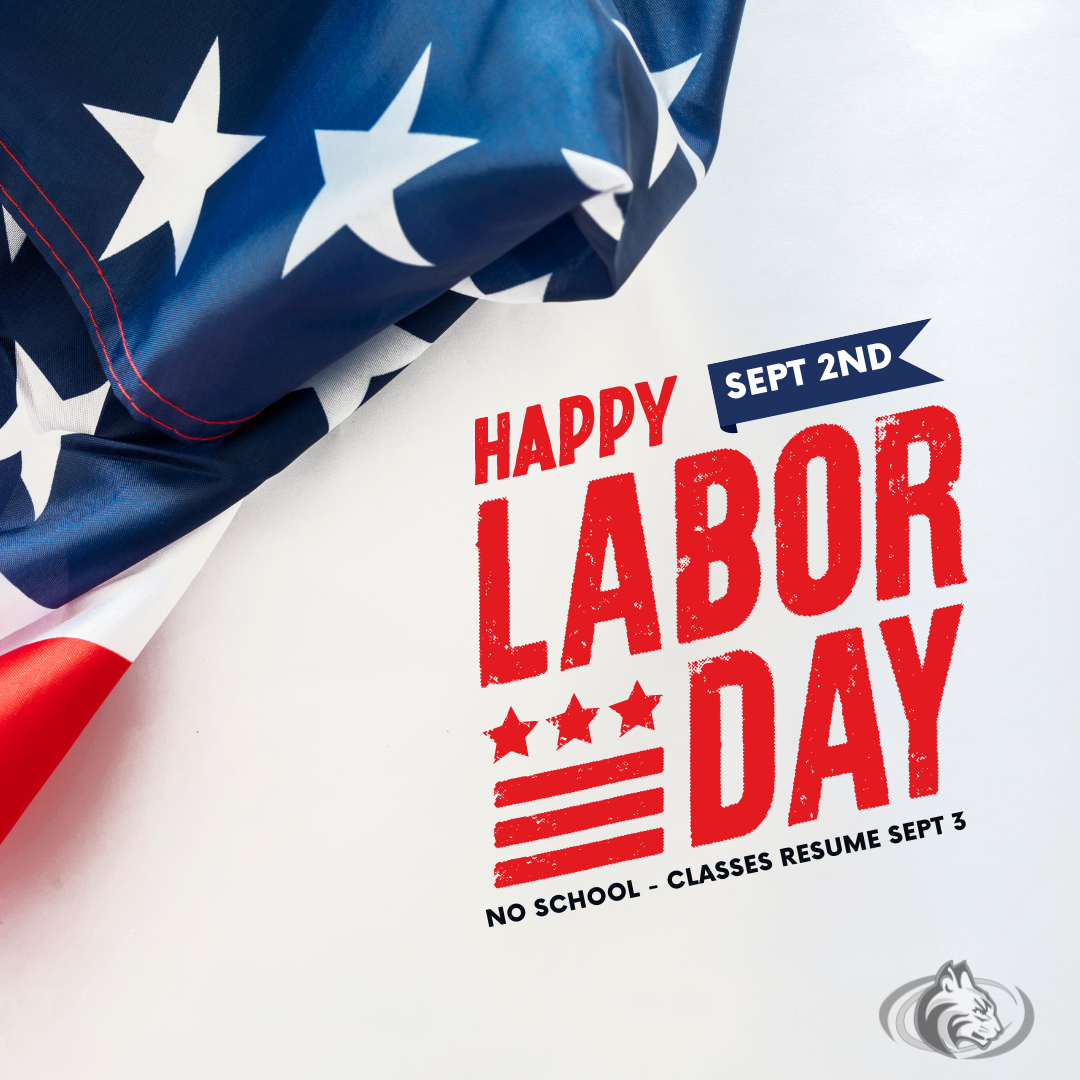 labor day - no school on 9/2