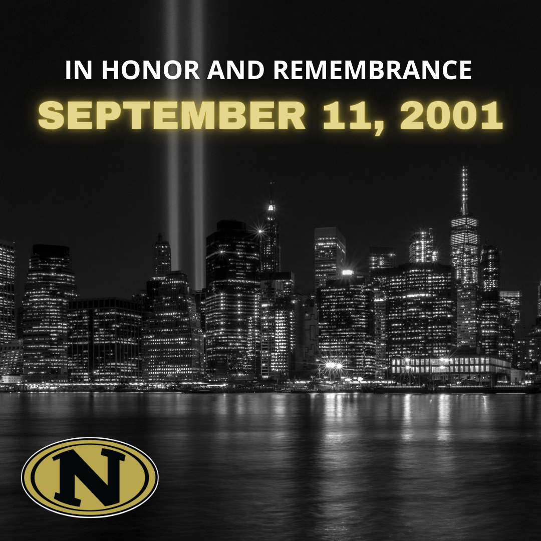 New York Skyline with text that reads " In Honor and Remembrance of September 11, 2011" 