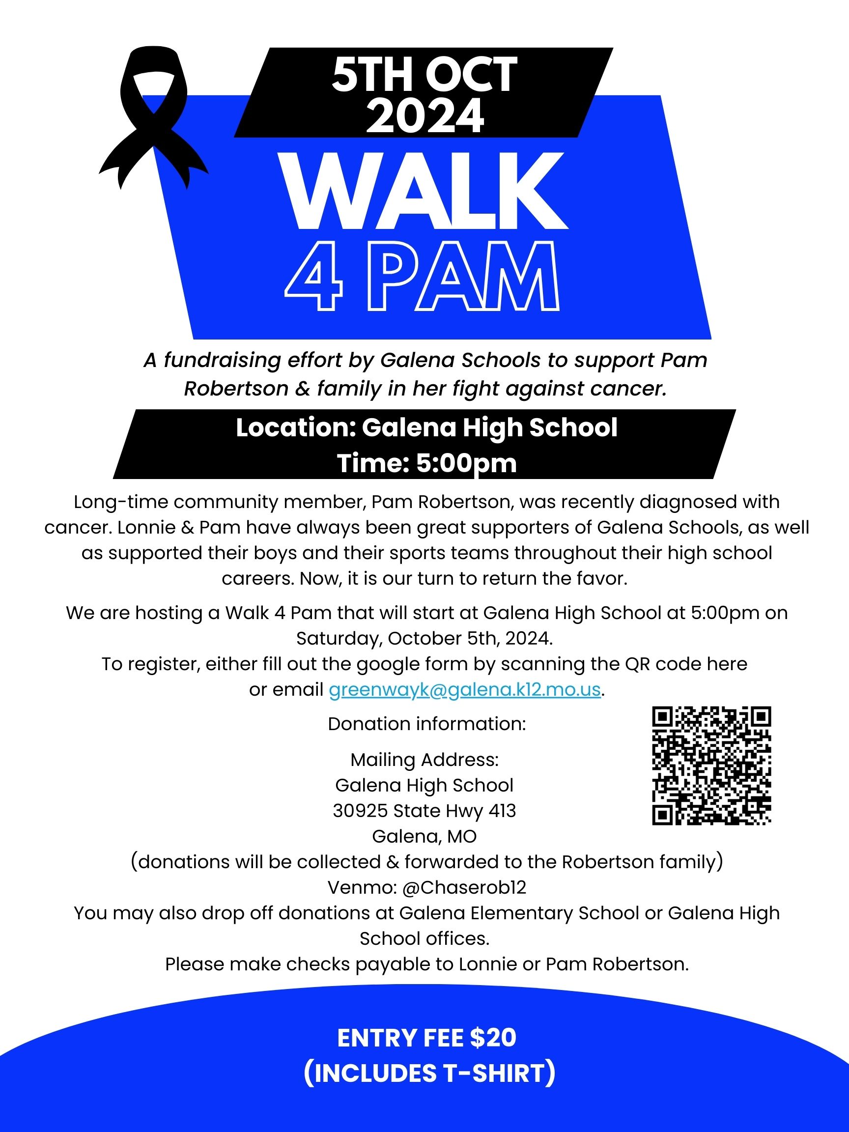 Benefit for Pam Robertson