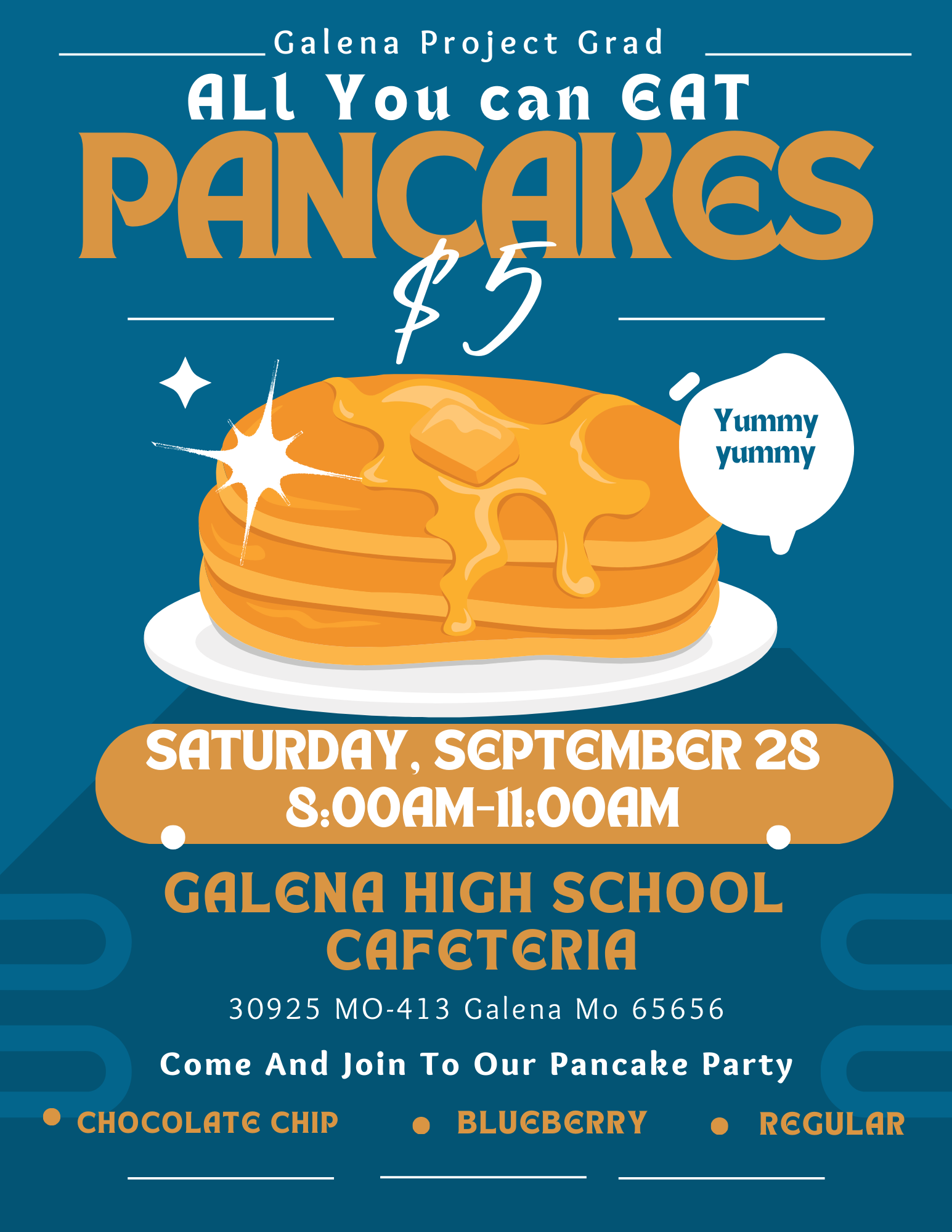 Project Graduation Pancake Breakfast
