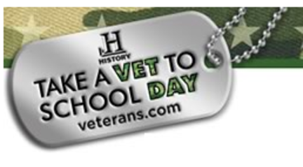 Take a Veteran to School Day Free Stickers & Wristbands from History  Channel - al.com