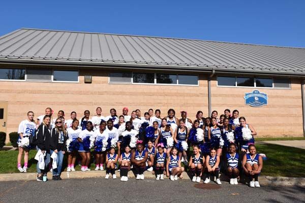 Members of the North Babylon high school, middle school and youth cheerleading teams led the 2024 Homecoming Parade.