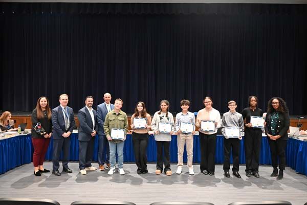 North Babylon Honors Teachers, Middle School Students