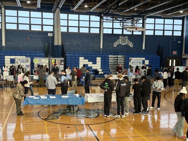 North Babylon High School students.