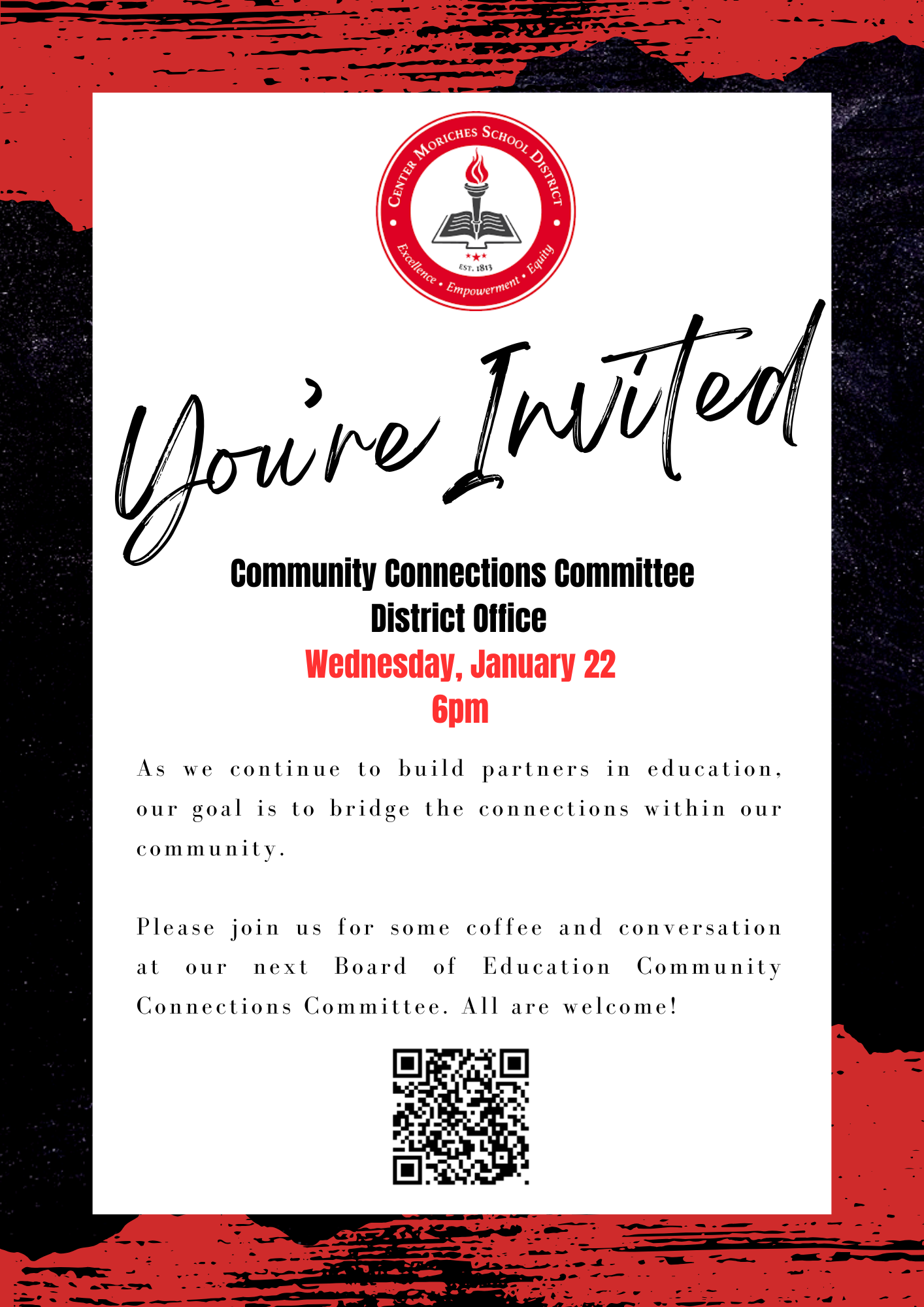 Invitation to the Community Connections Committee Meeting on 1/22/2025