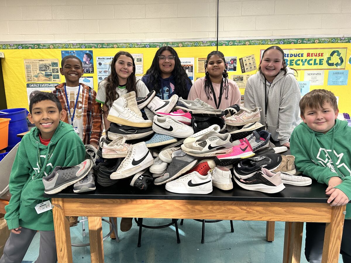 The Environmental-Recycling Club members.