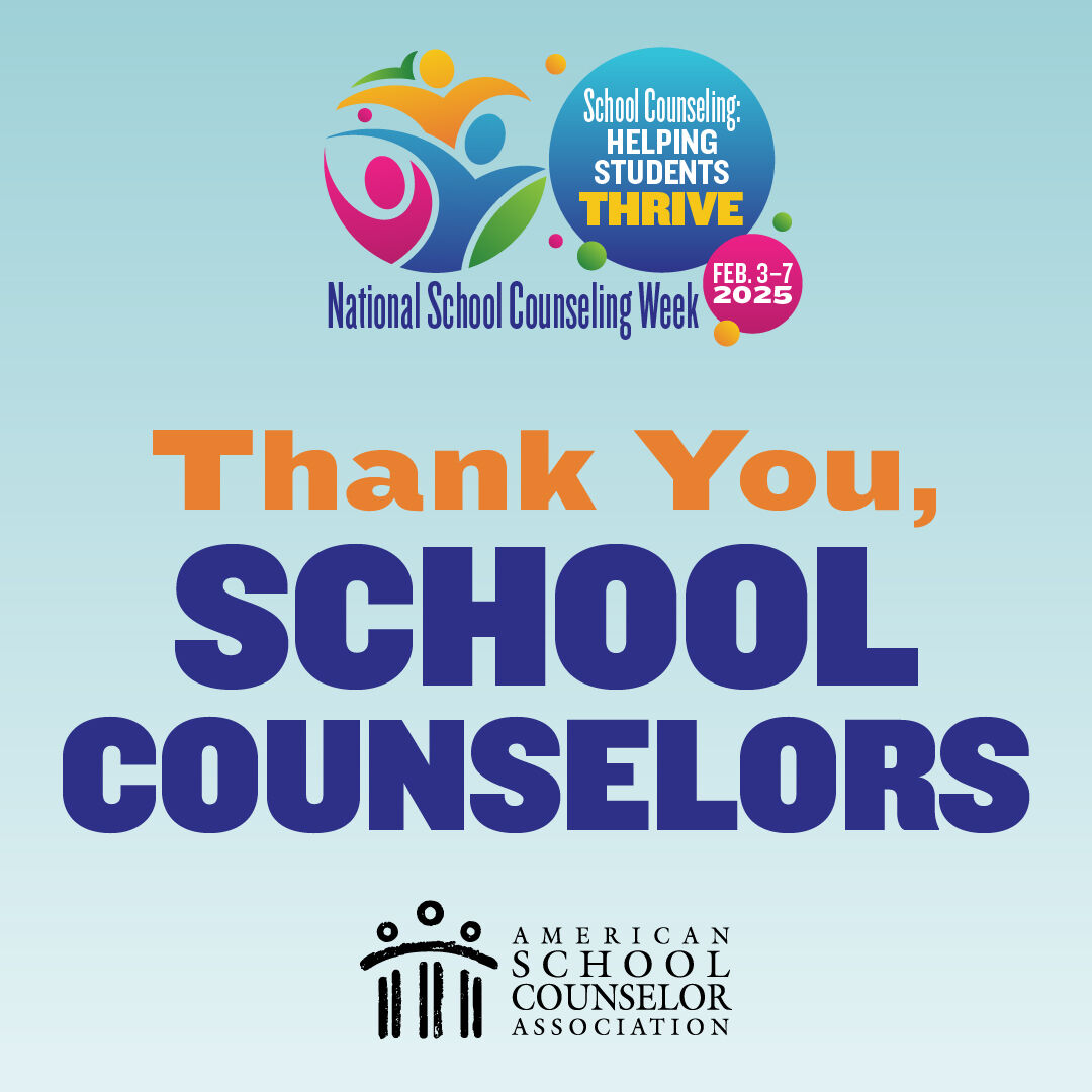 Thank you, school counselors!