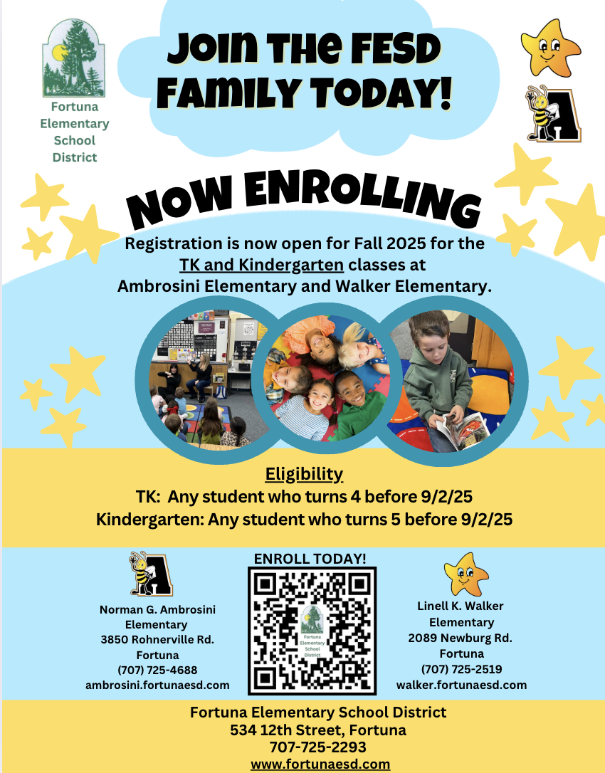 English TK/K Registration Flyer