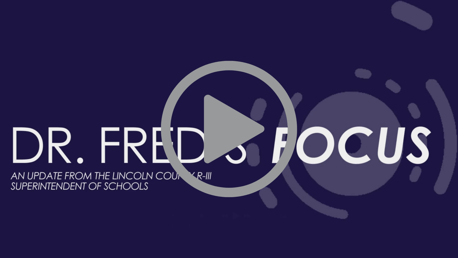 Image placeholder for the link to the next episode of Dr. Fred's Focus