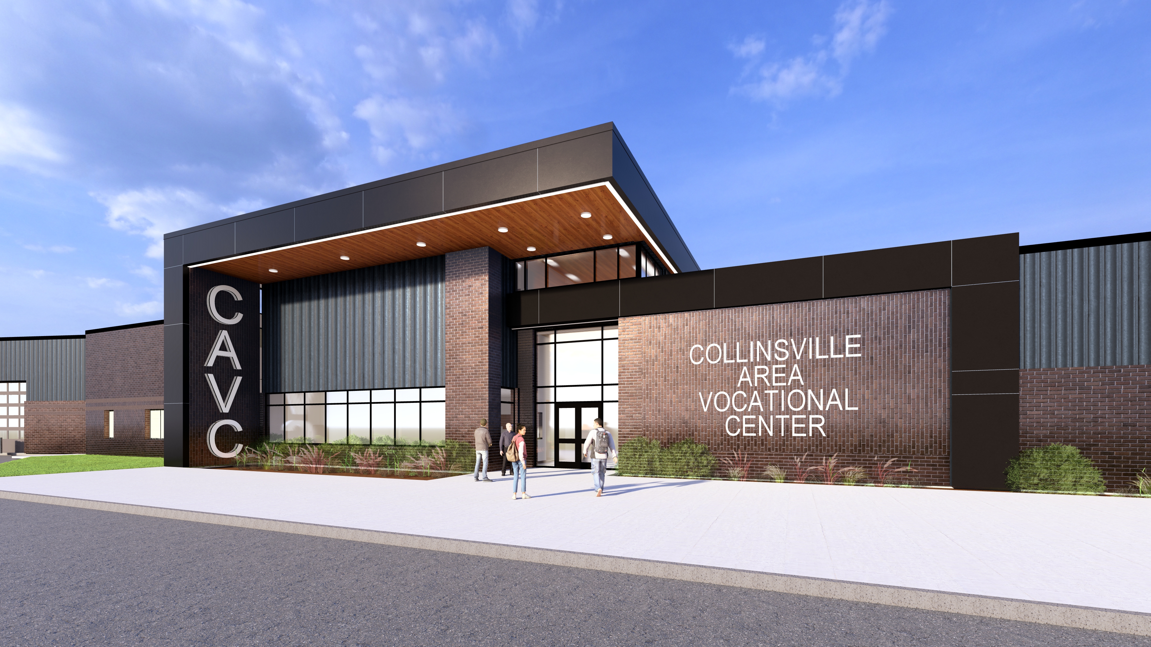 Rendering of Entrance to CAVC Expansion