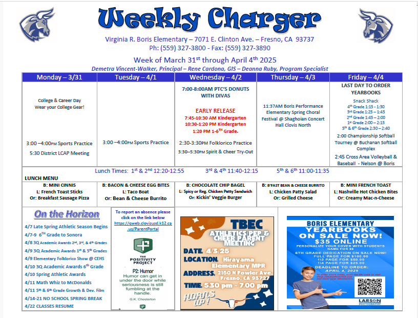3.31 Weekly Charger Update