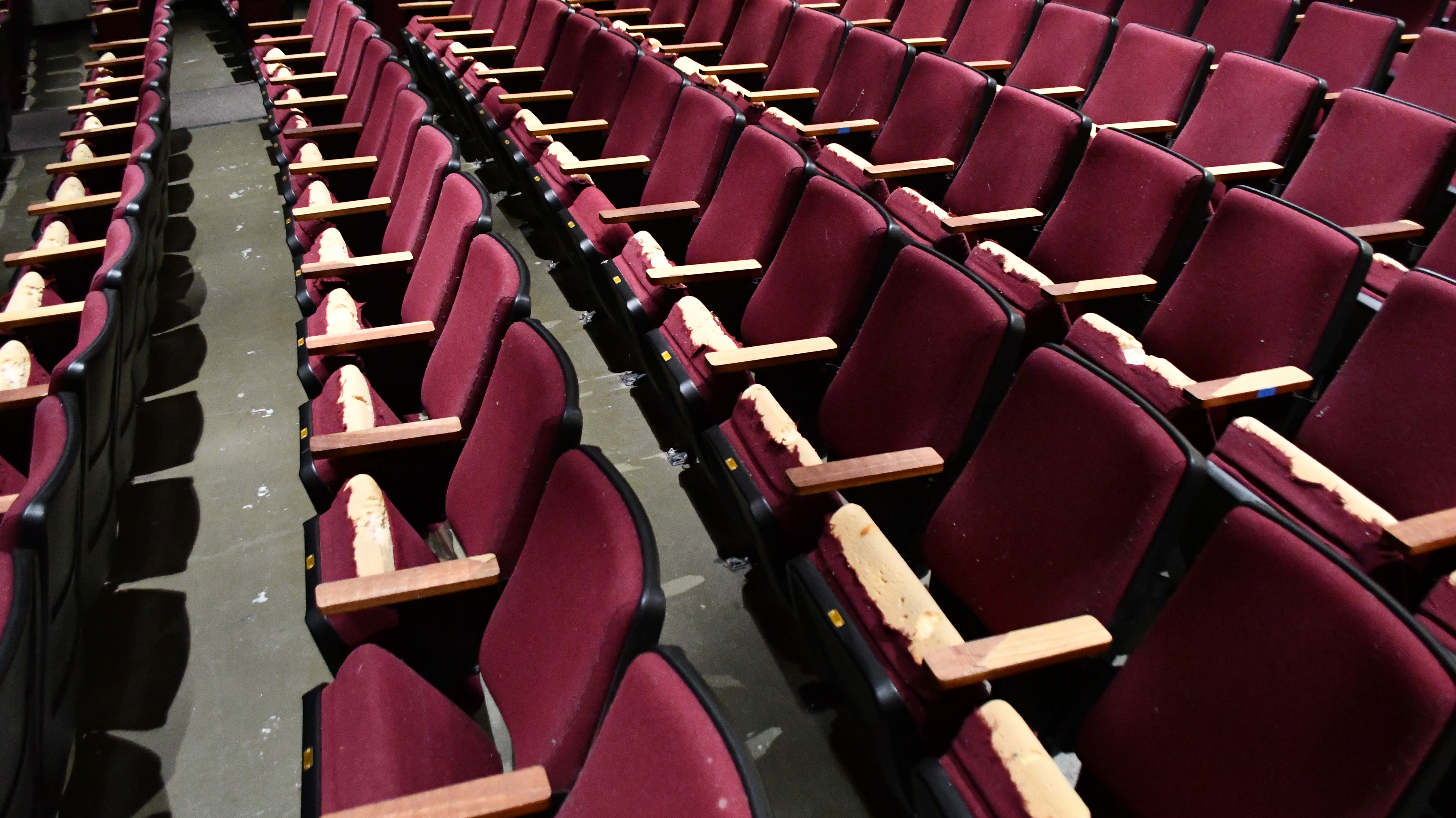 The current state of the Center Moriches High School Auditorium.