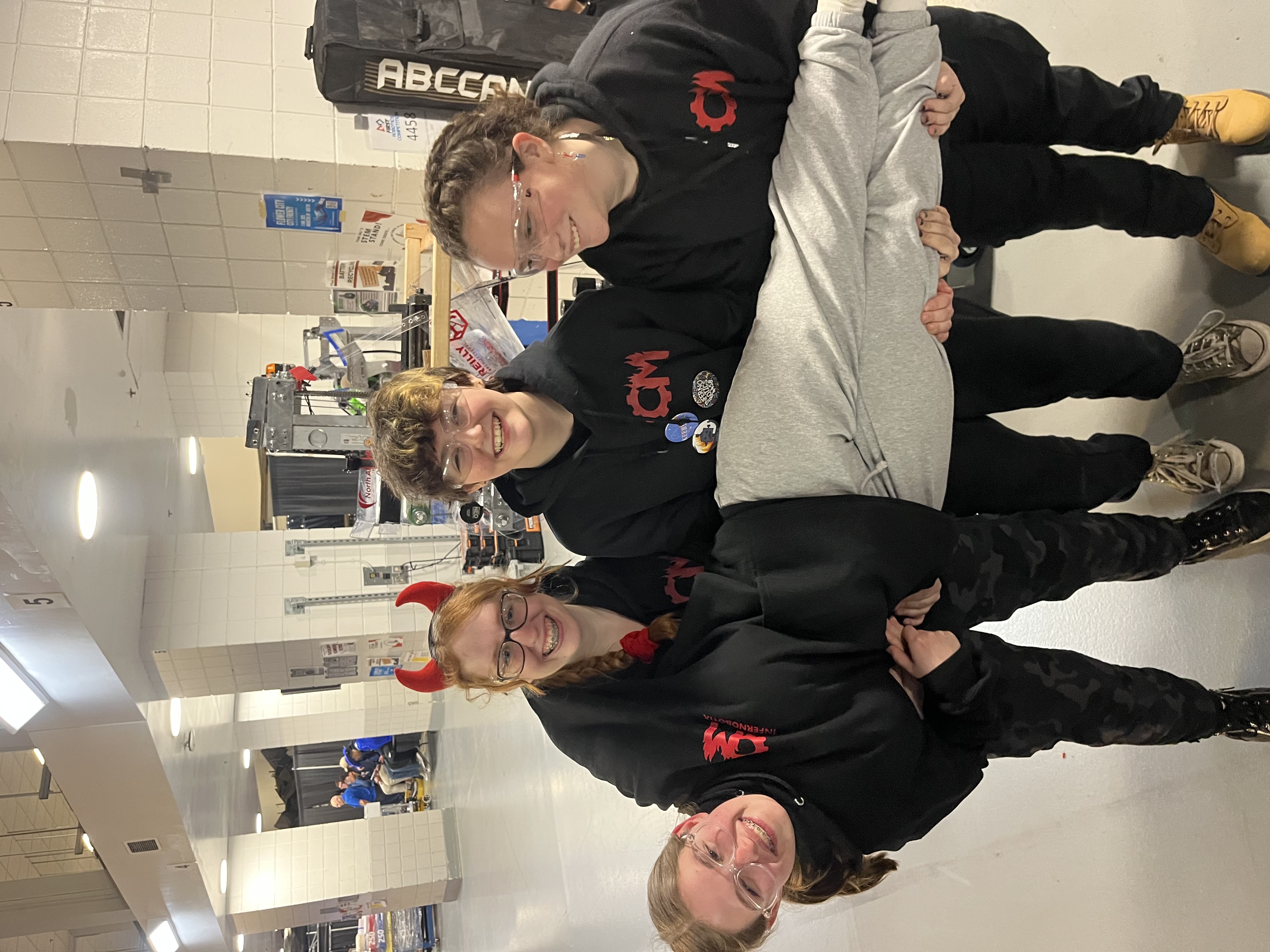 Center Moriches High School’s Infernobotix team.