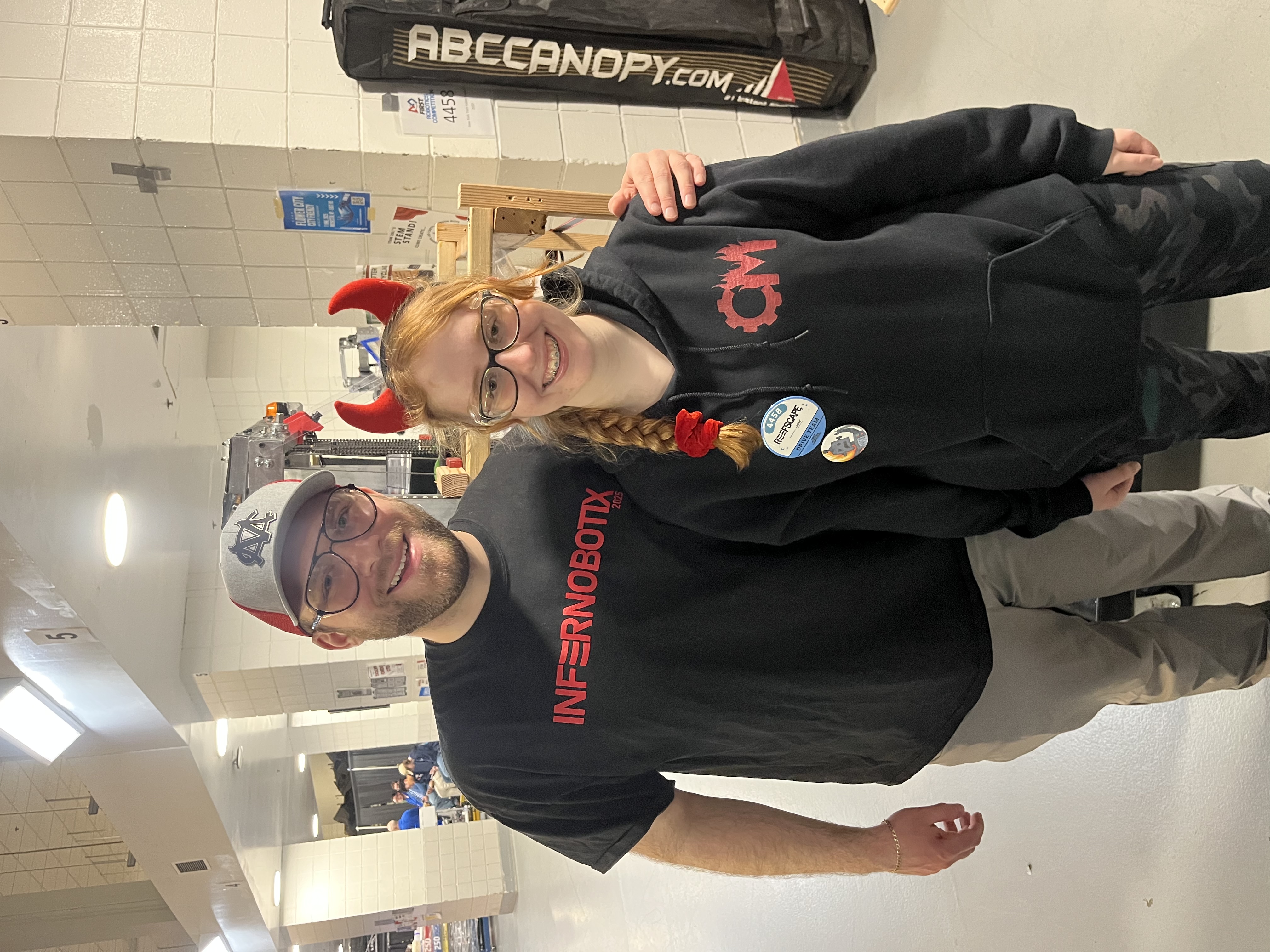 Center Moriches High School’s Infernobotix team.